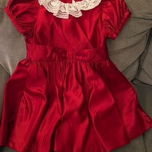 Janie and Jack x American Girl Red Dresses with Lace Detail